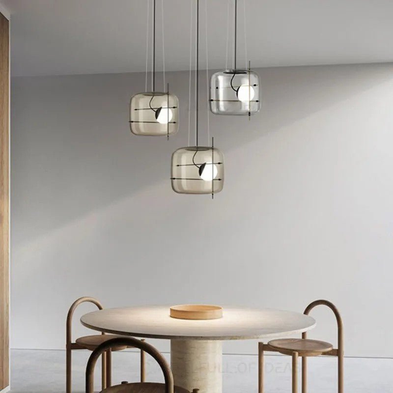 Lune Lampe Pendante en Verre Contemporaine - Neutralighting