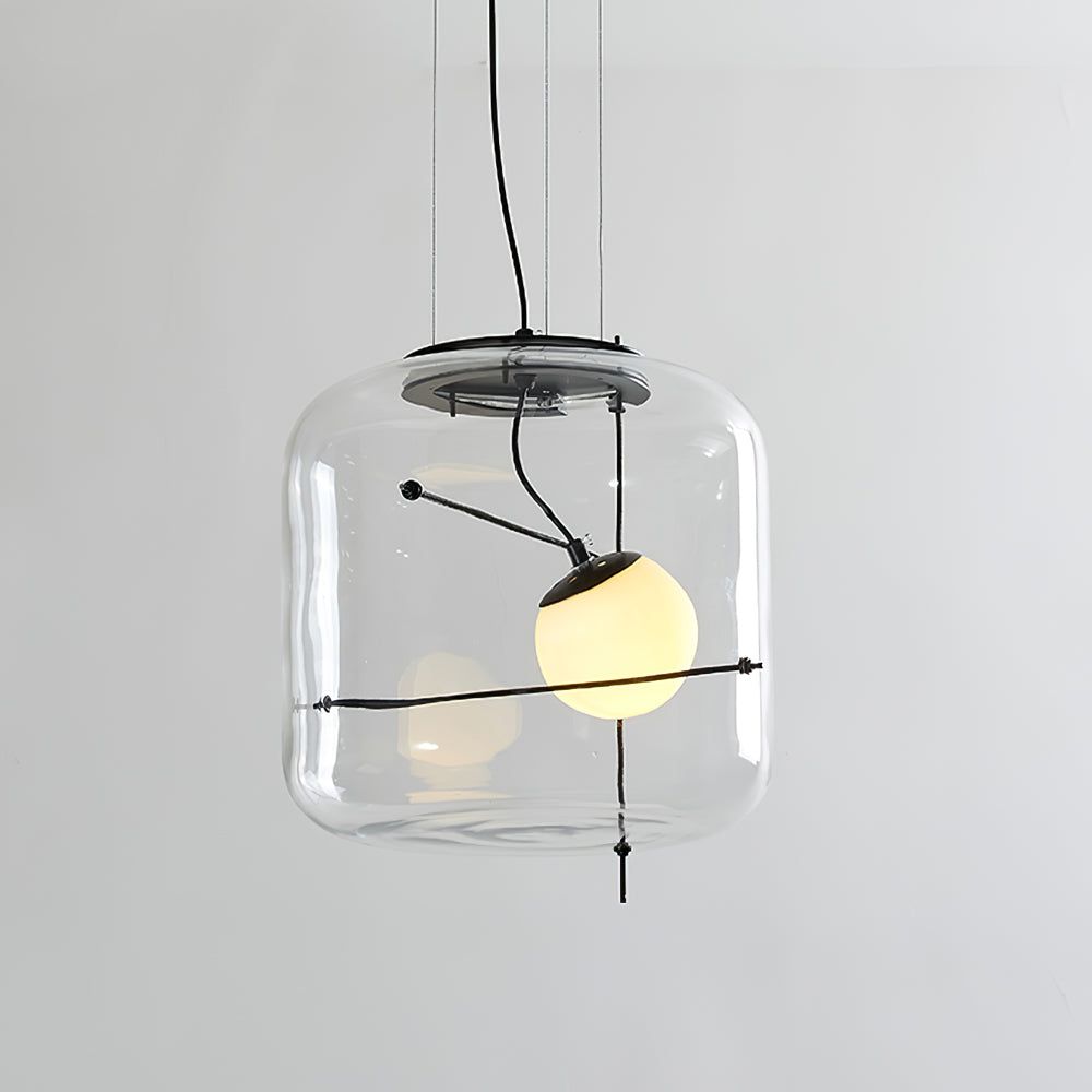 Lune Lampe Pendante en Verre Contemporaine - Neutralighting