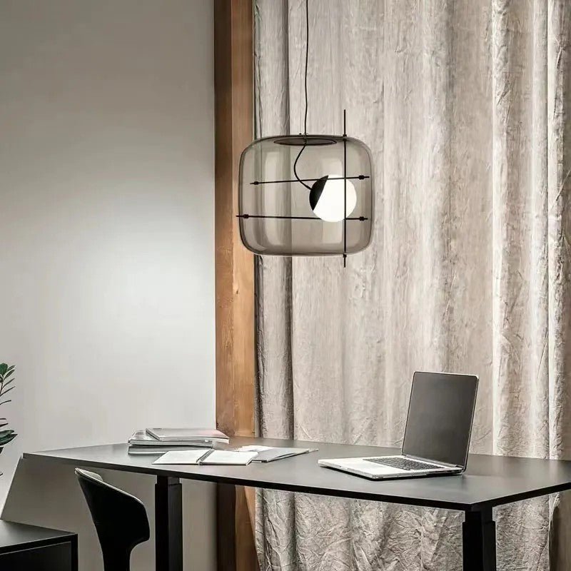 Lune Lampe Pendante en Verre Contemporaine - Neutralighting
