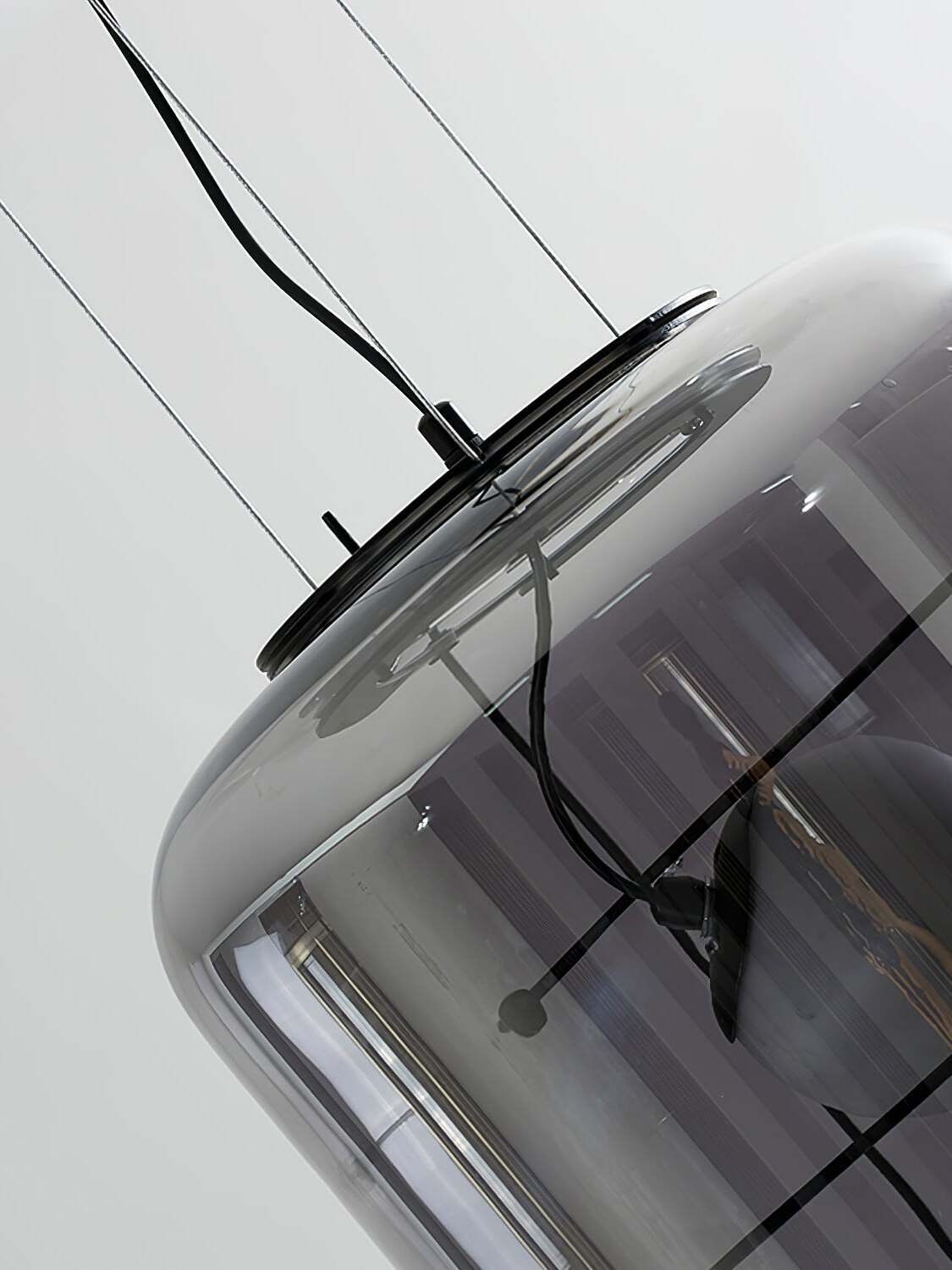 Lune Lampe Pendante en Verre Contemporaine - Neutralighting