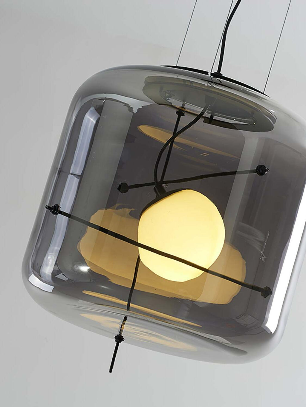 Lune Lampe Pendante en Verre Contemporaine - Neutralighting