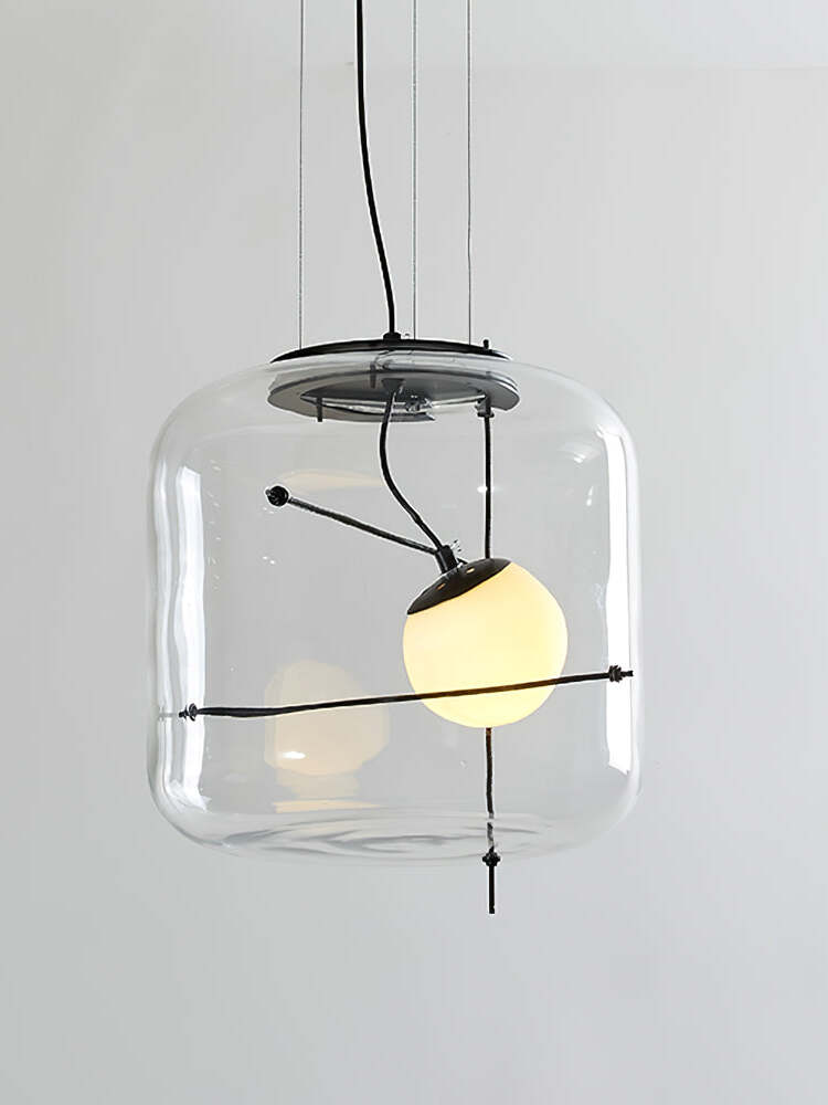 Lune Lampe Pendante en Verre Contemporaine - Neutralighting