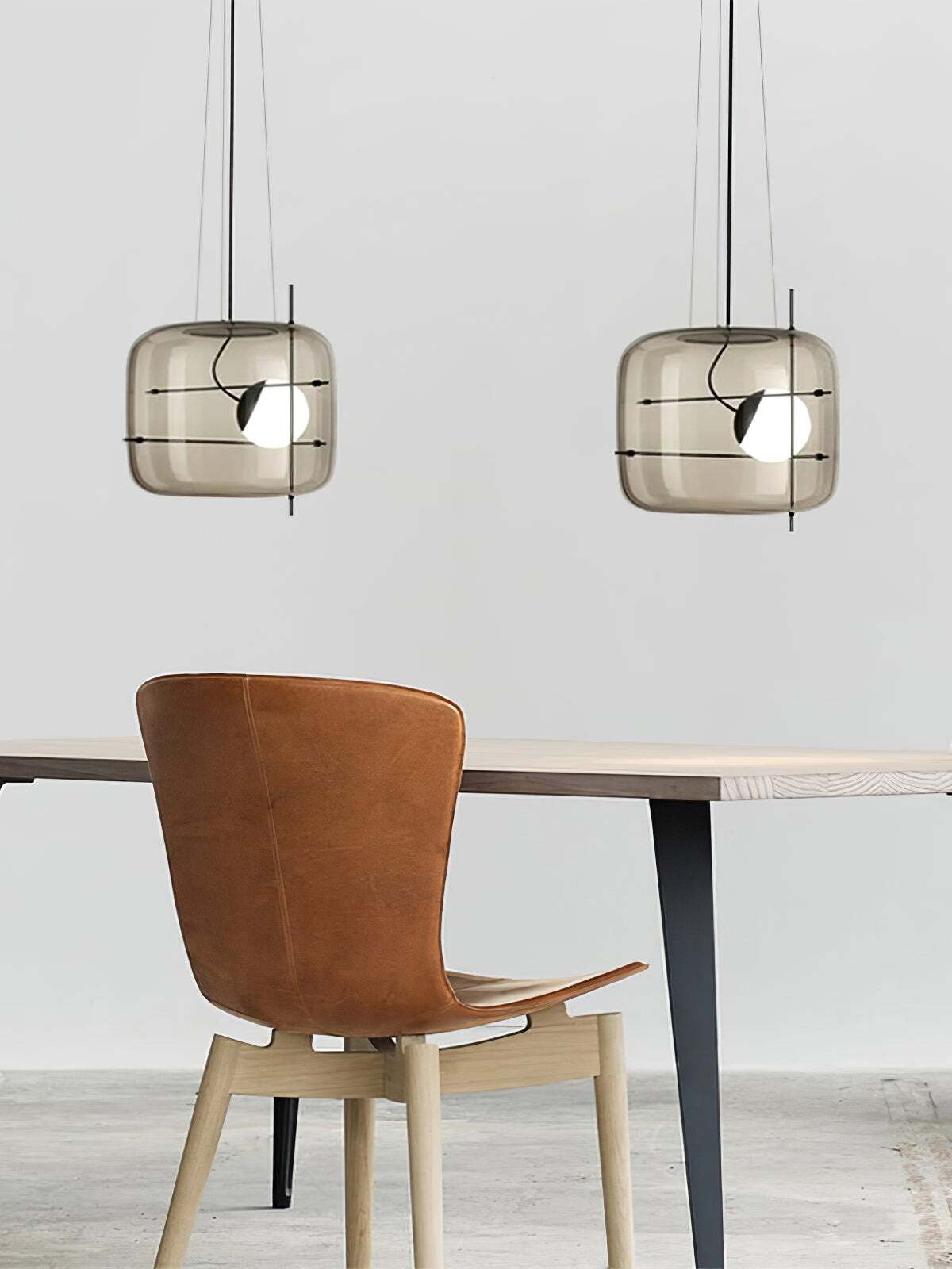 Lune Lampe Pendante en Verre Contemporaine - Neutralighting