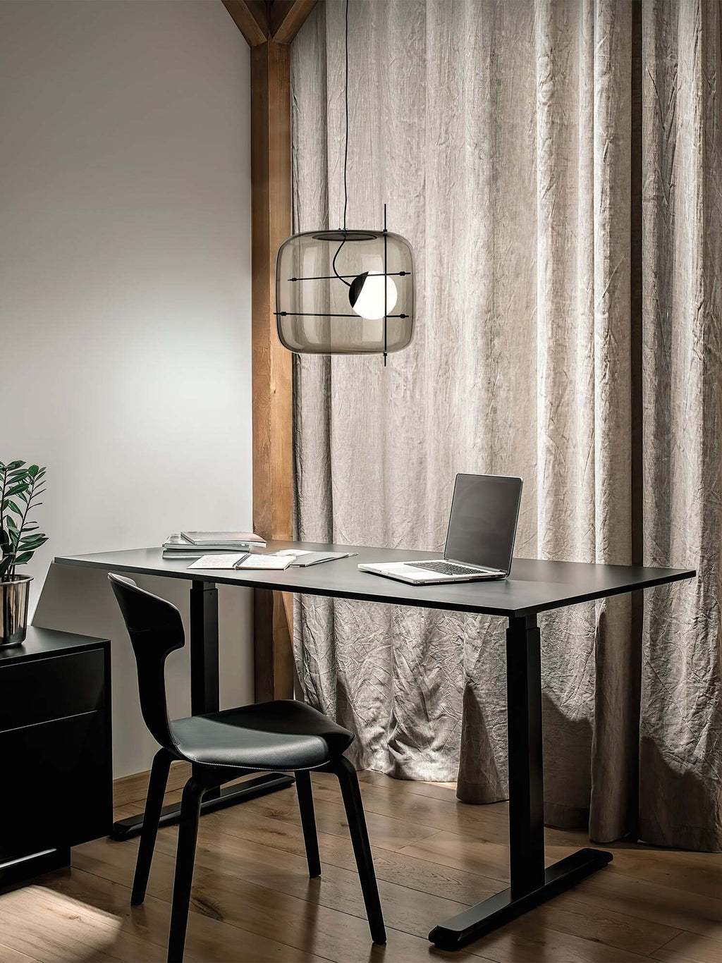 Lune Lampe Pendante en Verre Contemporaine - Neutralighting