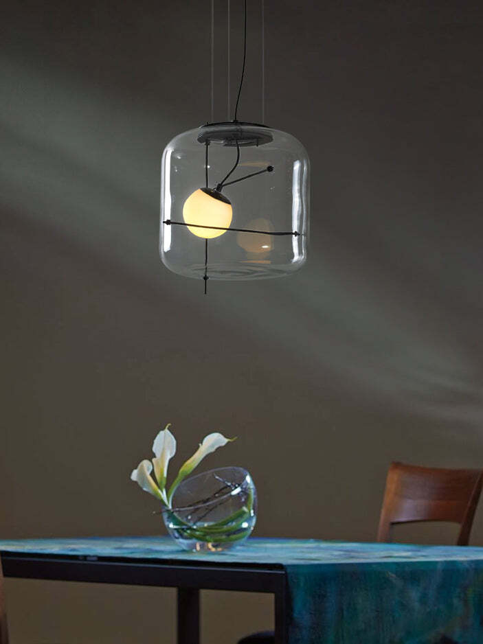 Lune Lampe Pendante en Verre Contemporaine - Neutralighting