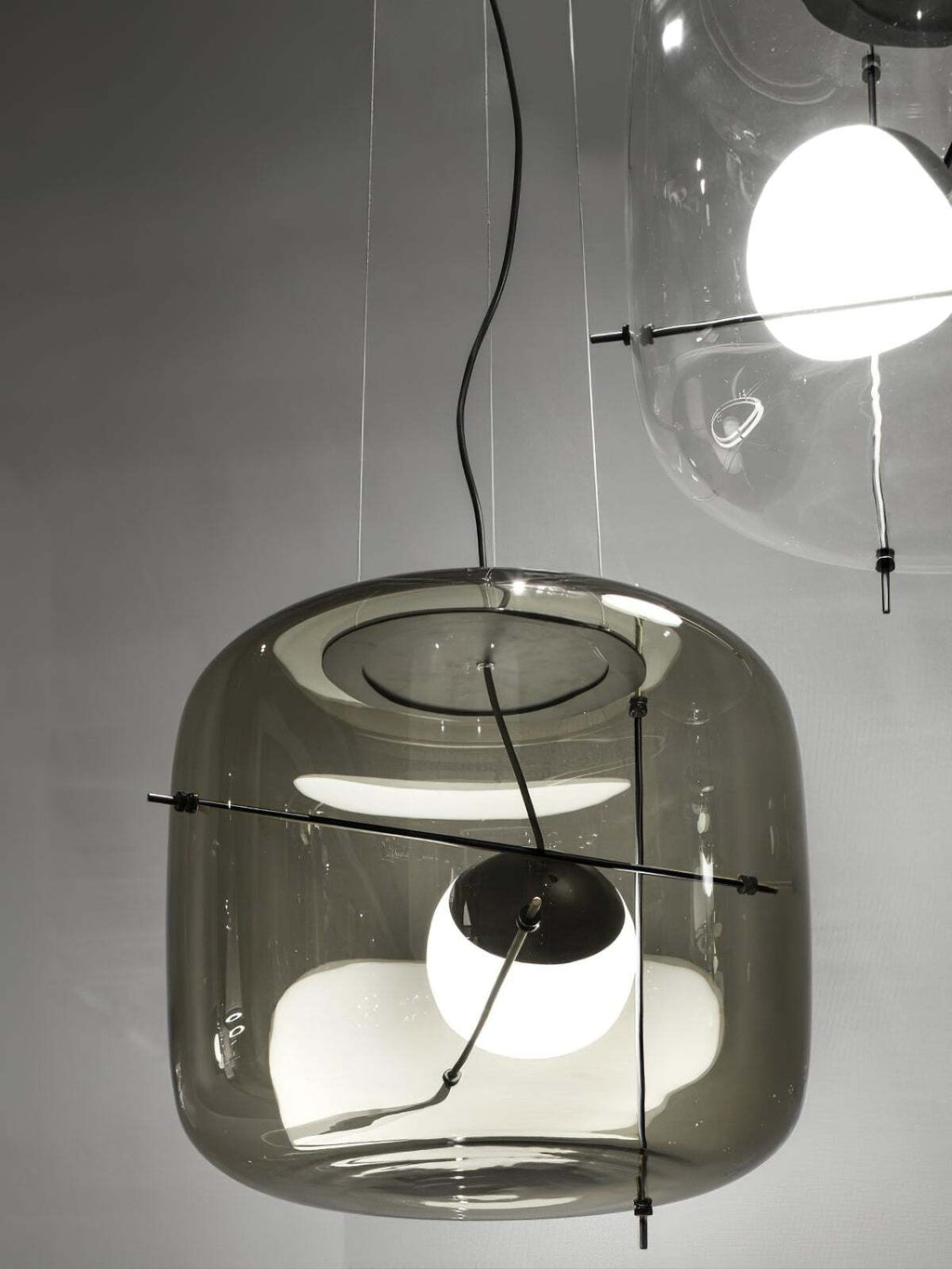 Lune Lampe Pendante en Verre Contemporaine - Neutralighting