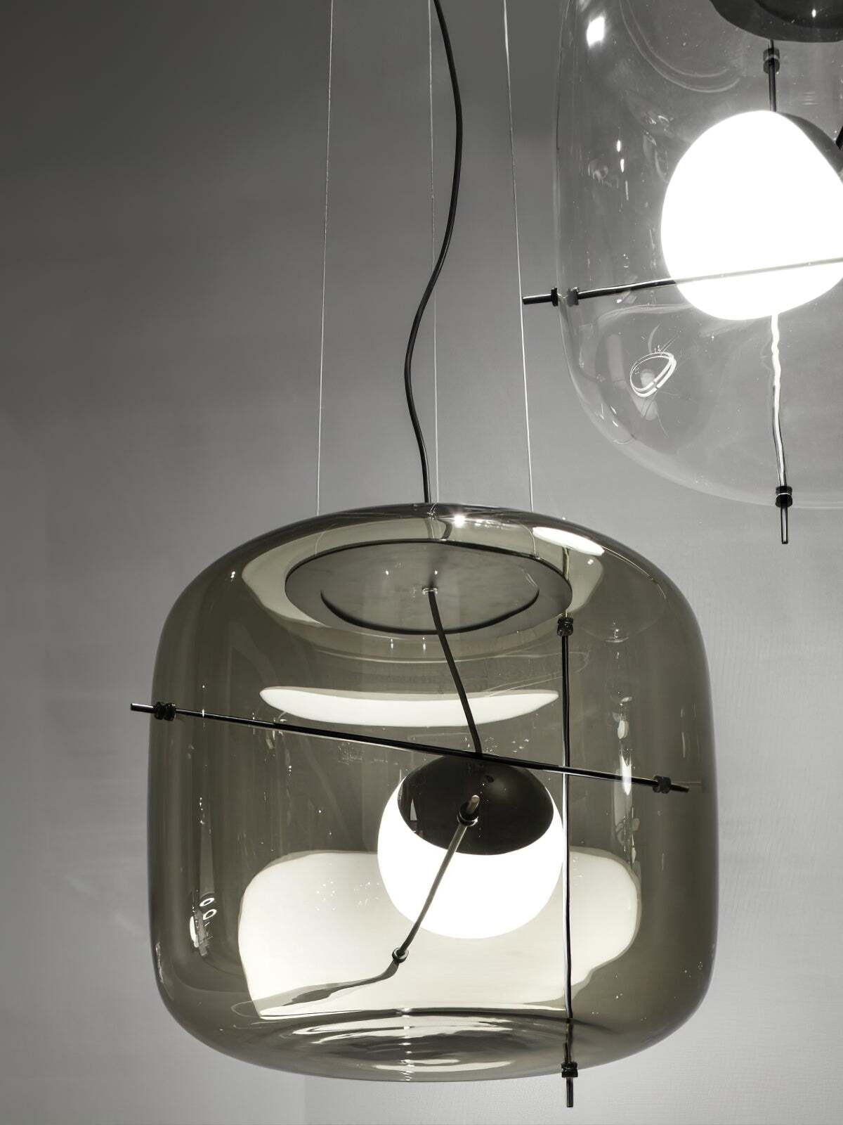 Lune Lampe Pendante en Verre Contemporaine - Neutralighting