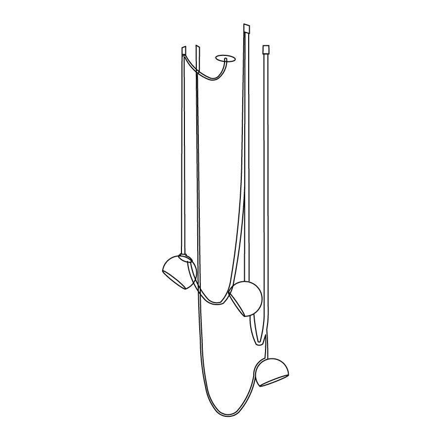 Cog Suspension Moderne Minimaliste en Cuir - Neutralighting