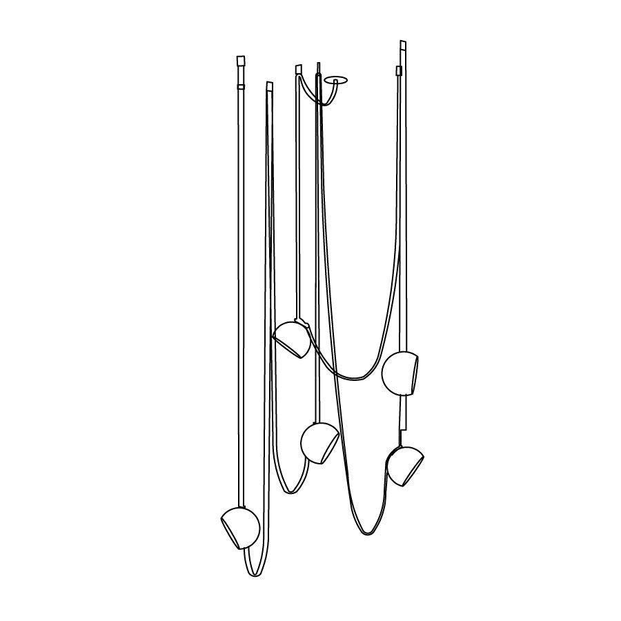 Cog Suspension Moderne Minimaliste en Cuir - Neutralighting