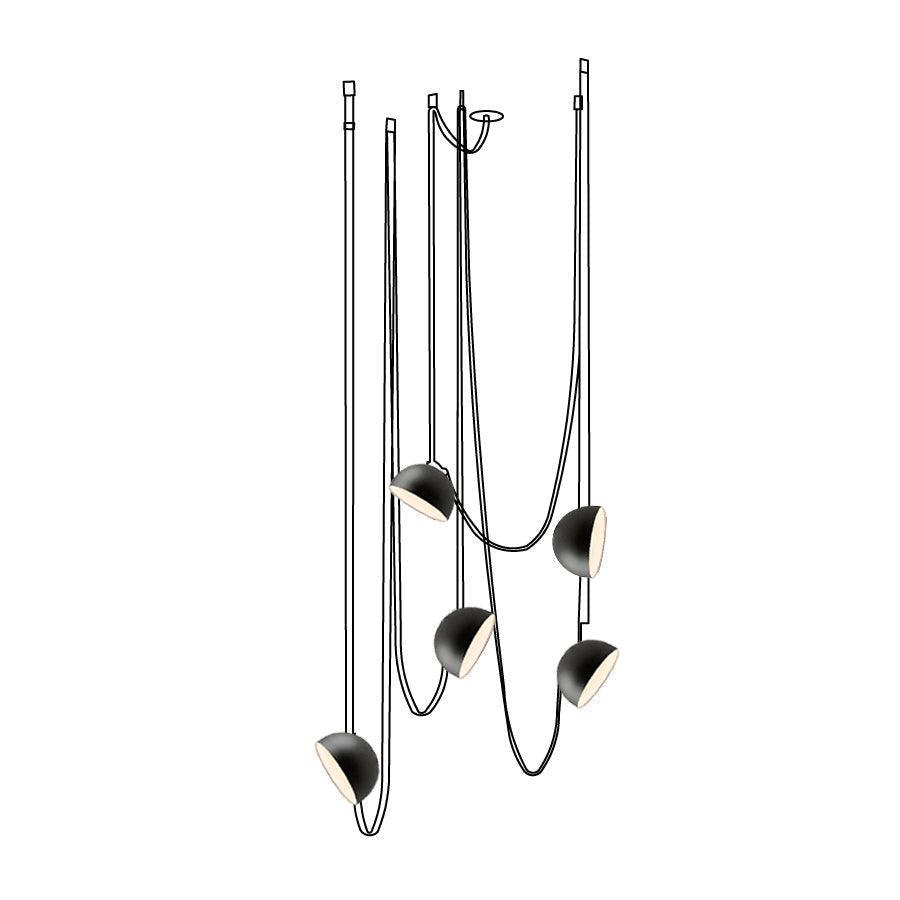 Cog Suspension Moderne Minimaliste en Cuir - Neutralighting