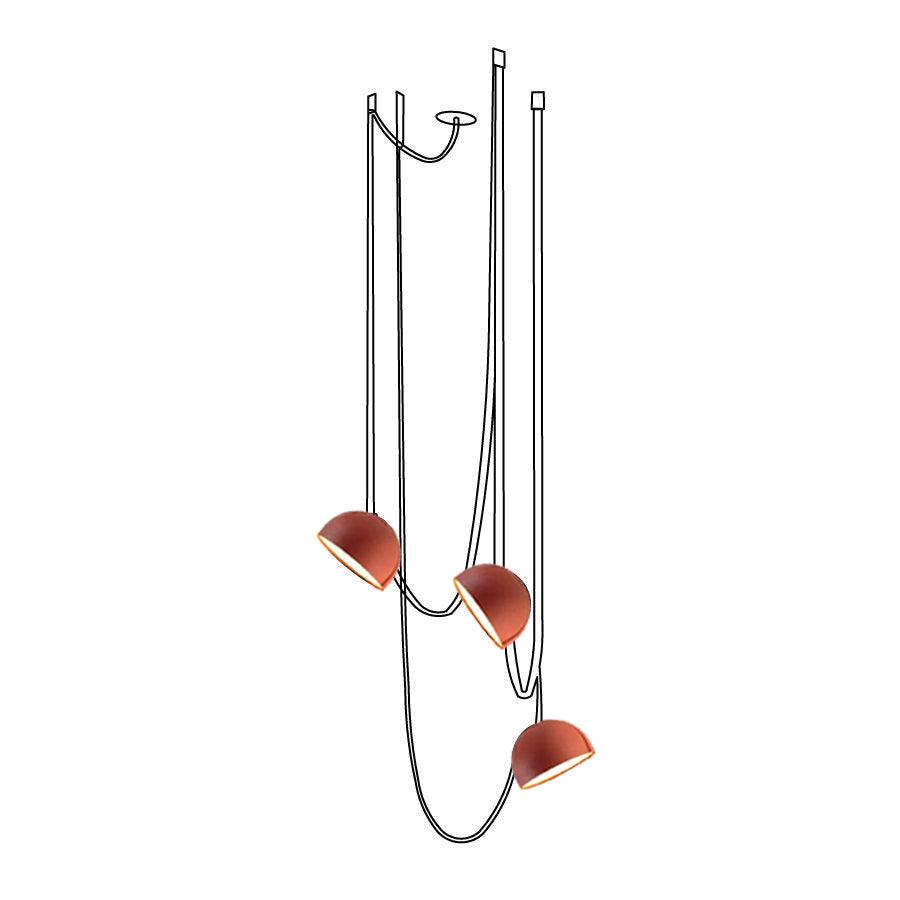 Cog Suspension Moderne Minimaliste en Cuir - Neutralighting