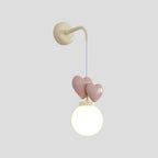 Riva Applique Murale Résine Cœur Verre - Neutralighting