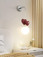 Riva Applique Murale Résine Cœur Verre - Neutralighting
