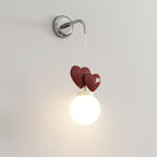 Riva Applique Murale Résine Cœur Verre - Neutralighting