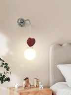 Riva Applique Murale Résine Cœur Verre - Neutralighting