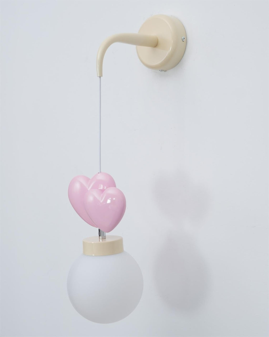 Riva Applique Murale Résine Cœur Verre - Neutralighting