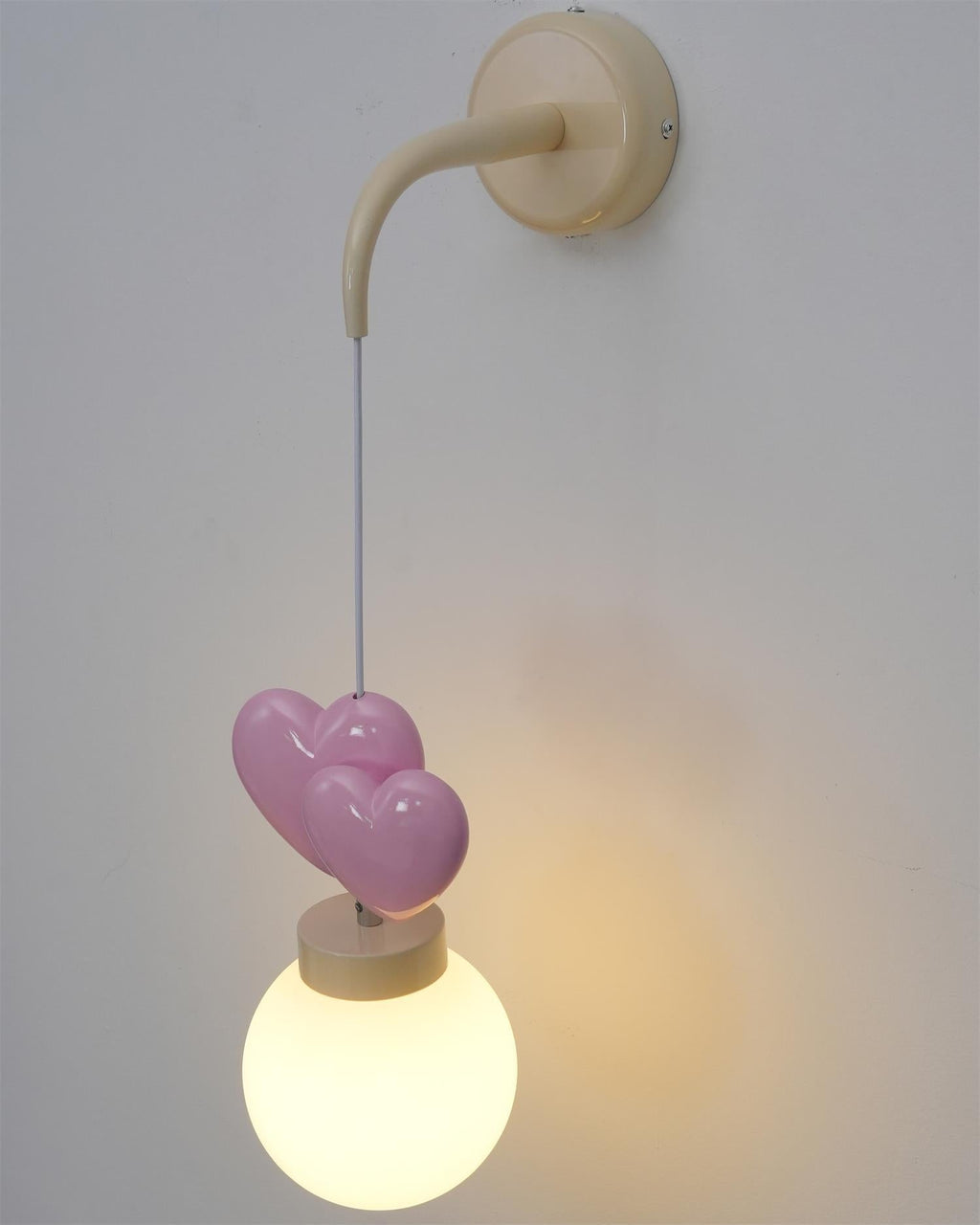 Riva Applique Murale Résine Cœur Verre - Neutralighting