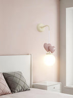 Riva Applique Murale Résine Cœur Verre - Neutralighting