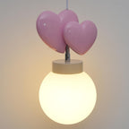 Riva Applique Murale Résine Cœur Verre - Neutralighting