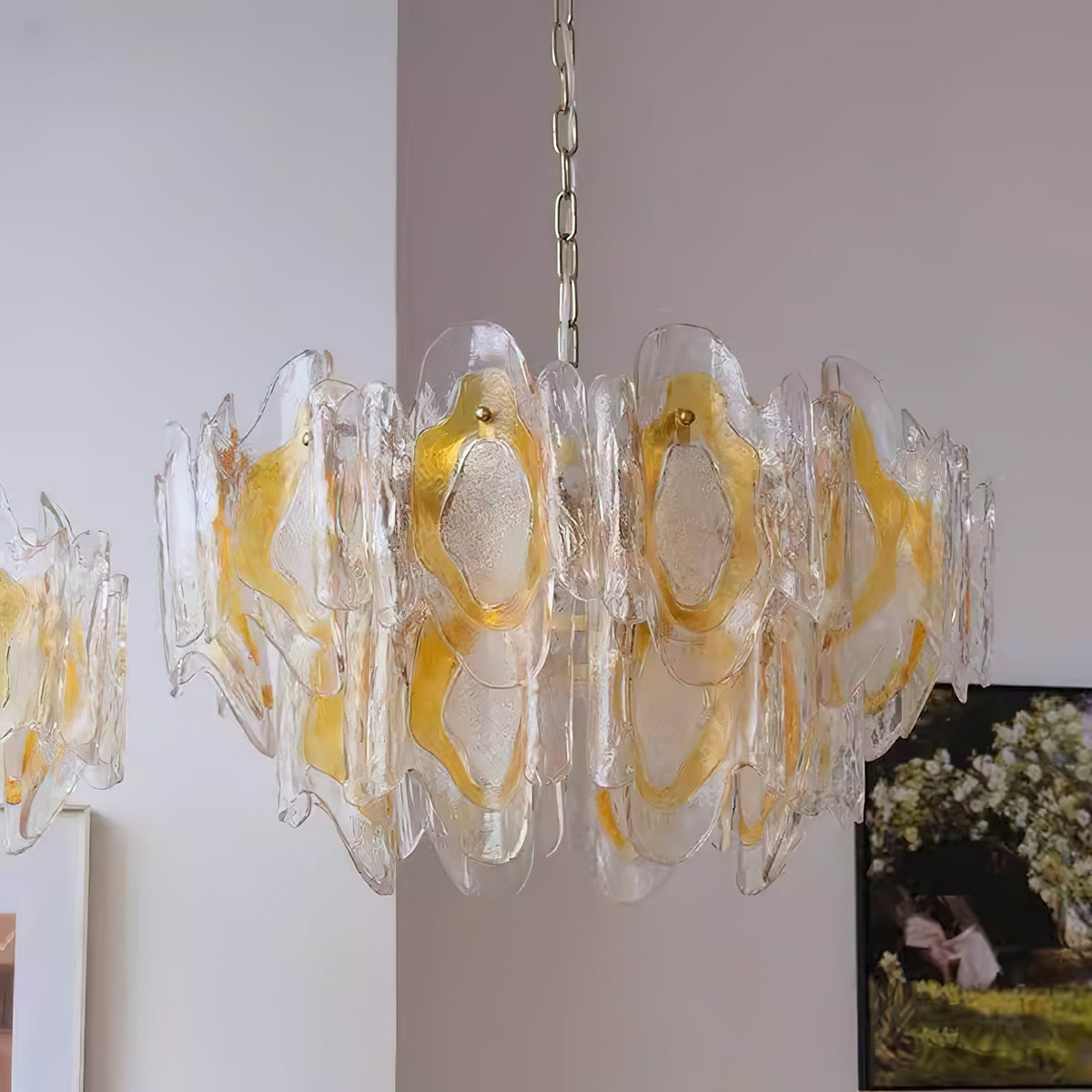 Zecaryra Lustre en Verre Luxe Postmoderne - Neutralighting