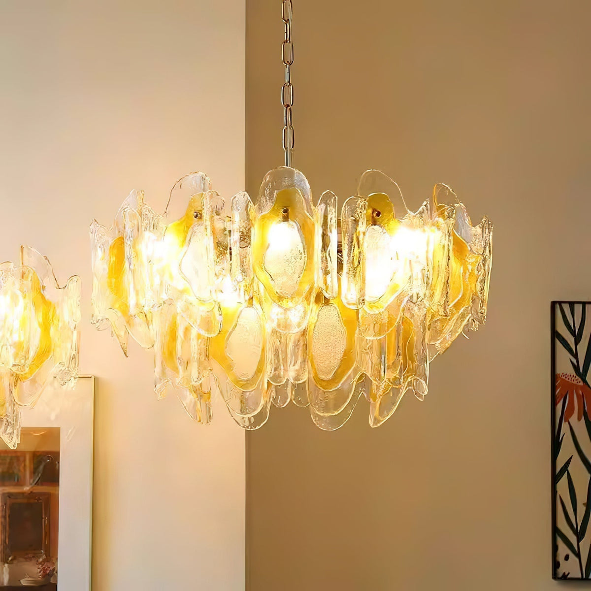 Zecaryra Lustre en Verre Luxe Postmoderne - Neutralighting