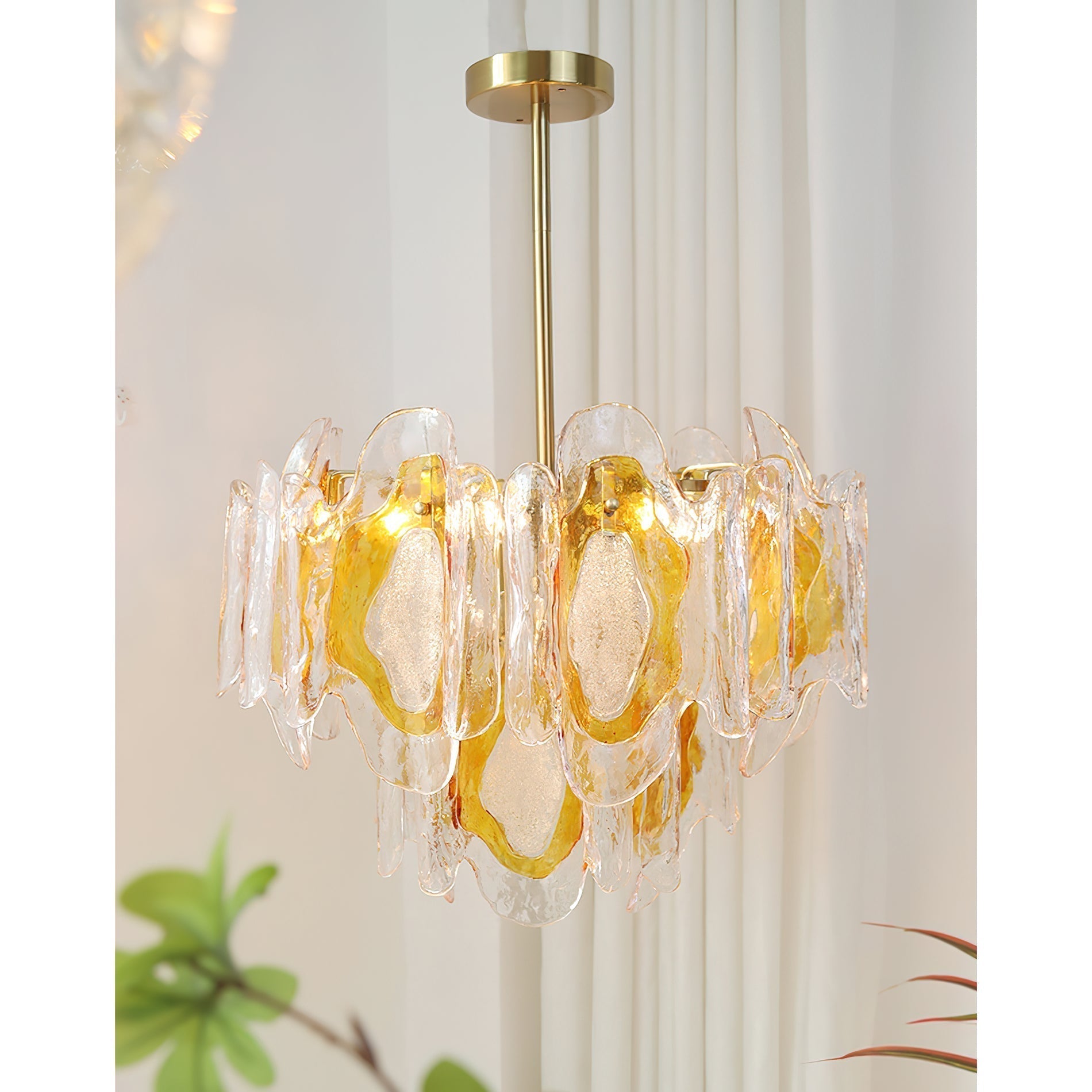 Zecaryra Lustre en Verre Luxe Postmoderne - Neutralighting