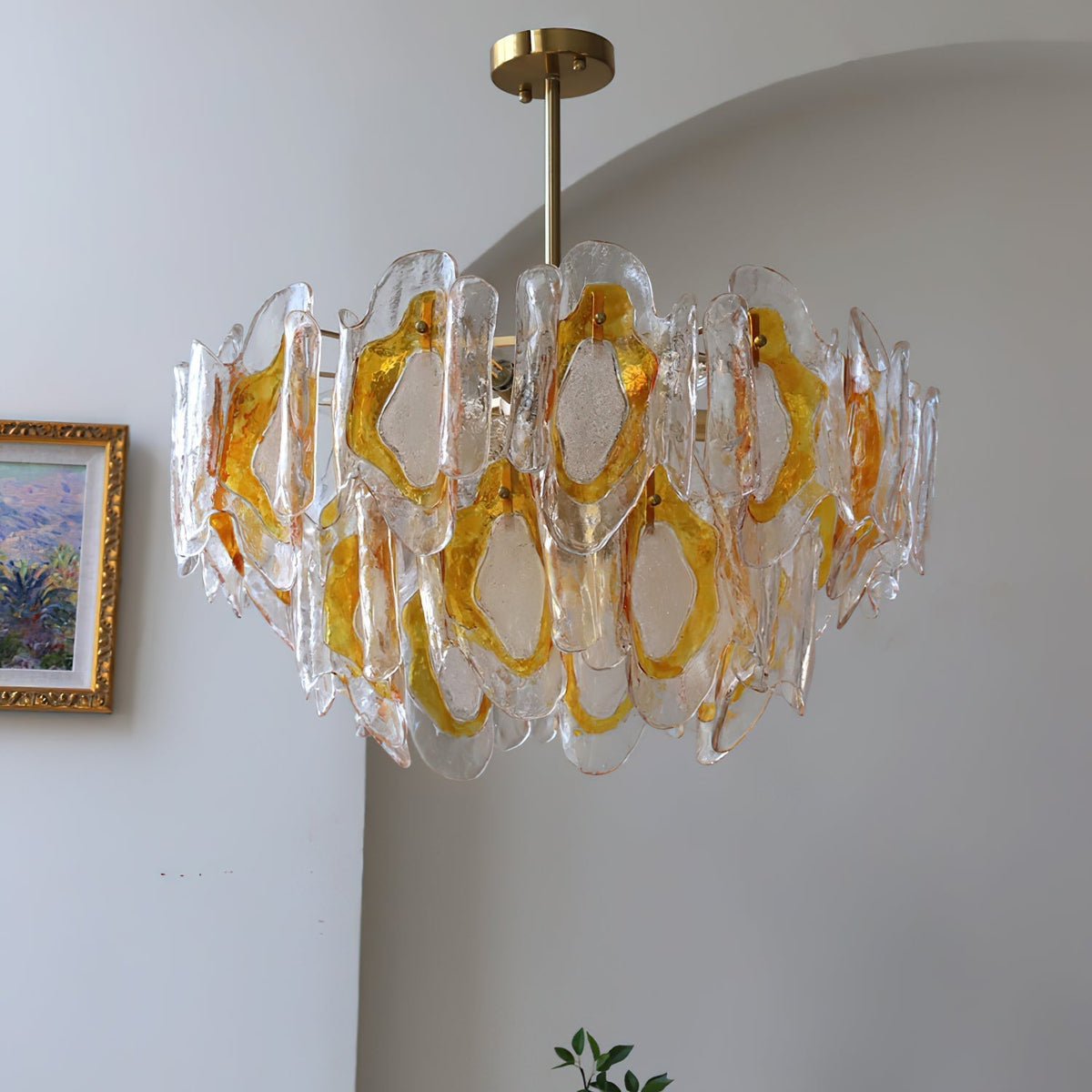 Zecaryra Lustre en Verre Luxe Postmoderne - Neutralighting