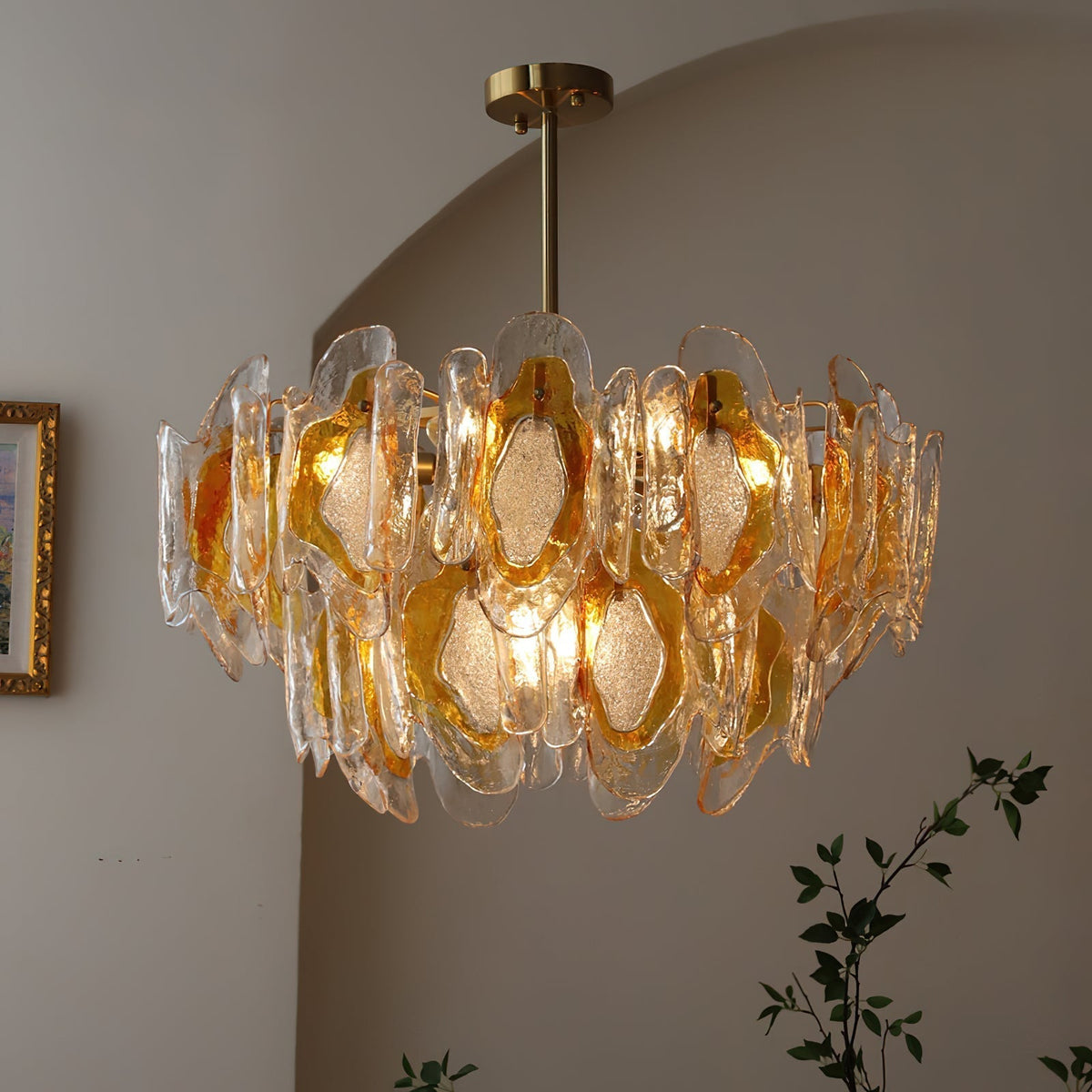 Zecaryra Lustre en Verre Luxe Postmoderne - Neutralighting
