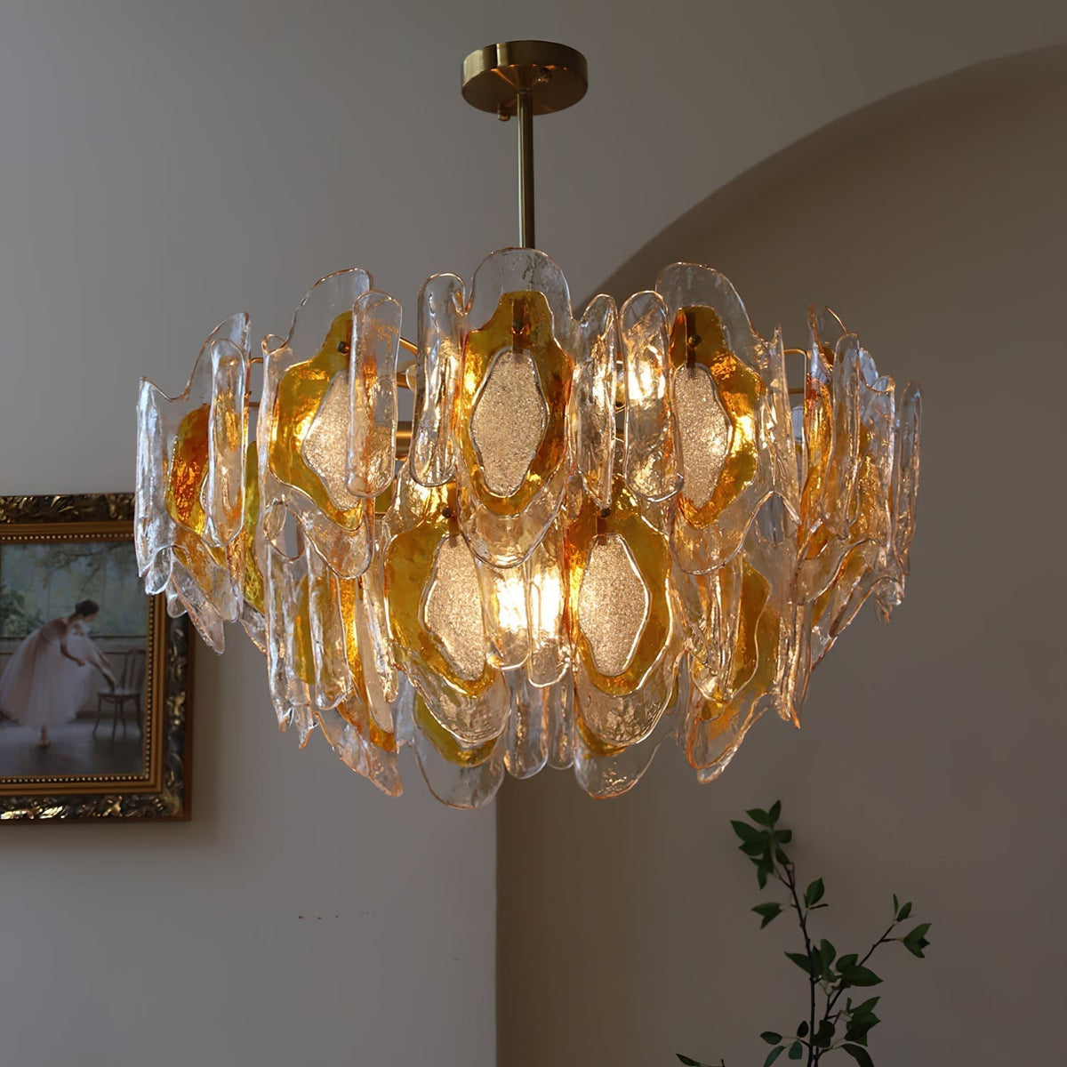 Zecaryra Lustre en Verre Luxe Postmoderne - Neutralighting