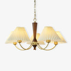 Lustra Chandelier Abat-jours Plissés Blancs - Neutralighting