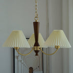 Lustra Chandelier Abat-jours Plissés Blancs - Neutralighting
