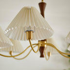 Lustra Chandelier Abat-jours Plissés Blancs - Neutralighting