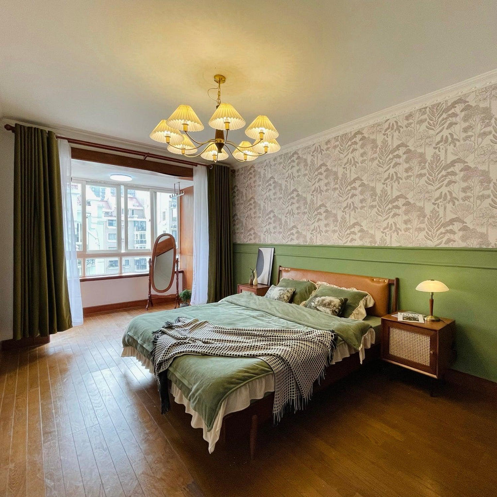 Lustra Chandelier Abat-jours Plissés Blancs - Neutralighting
