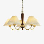 Lustra Chandelier Abat-jours Plissés Blancs - Neutralighting
