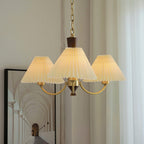 Lustra Chandelier Abat-jours Plissés Blancs - Neutralighting