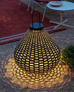Poltrona Lampe Extérieure Lanterne Rattan Goutte d'Eau Rustique - Neutralighting