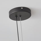 Lustra Suspension Lampe Anneau Noir Rond - Neutralighting
