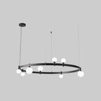 Lustra Suspension Lampe Anneau Noir Rond - Neutralighting