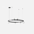 Lustra Suspension Lampe Anneau Noir Rond - Neutralighting