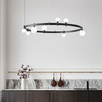 Lustra Suspension Lampe Anneau Noir Rond - Neutralighting