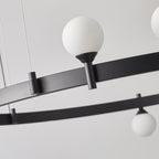 Lustra Suspension Lampe Anneau Noir Rond - Neutralighting