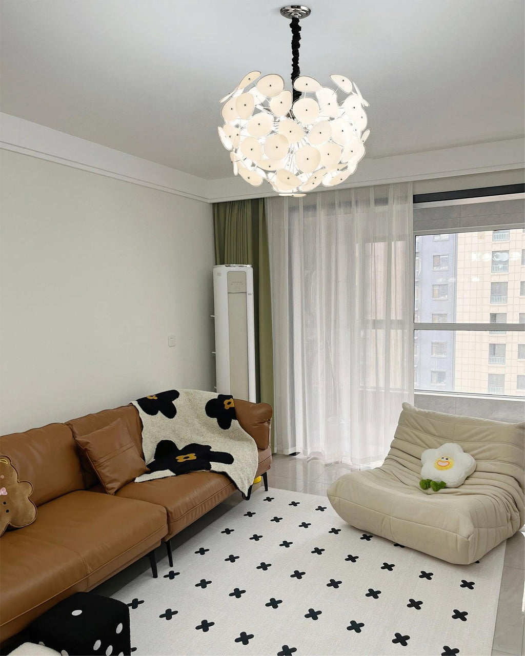 Orcariol Chandelier en Verre Futuriste - Neutralighting