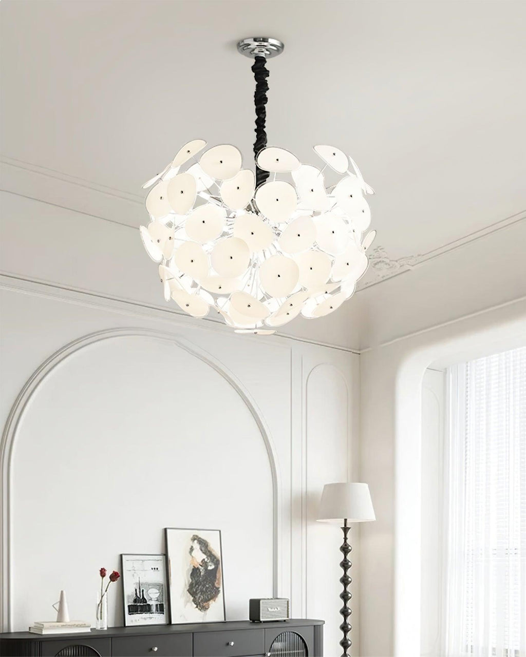 Orcariol Chandelier en Verre Futuriste - Neutralighting