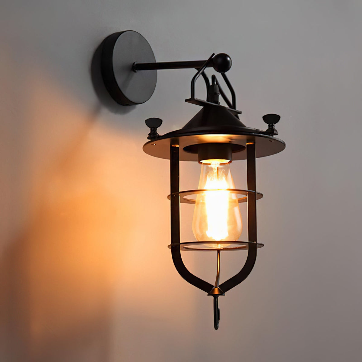 Zatheir Applique Métal Industriel Classique Vintage - Neutralighting