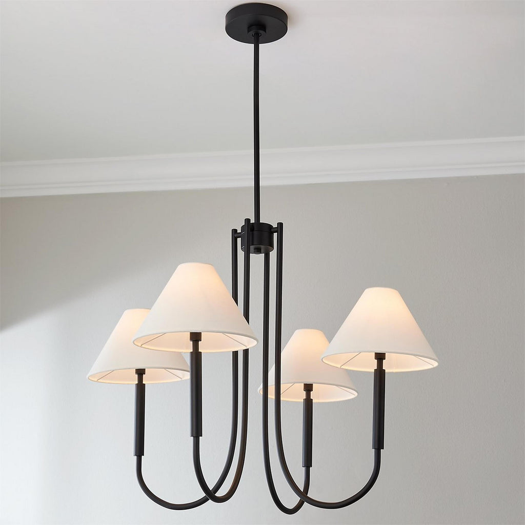 Nycareth Lustre Industriel Vintage Métal Tissu - Neutralighting