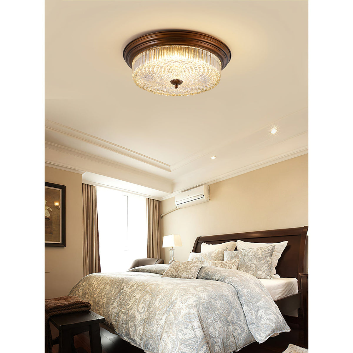 Ulcarir Lampe de Plafond Métal Verre Rétro Minimaliste Moderne - Neutralighting