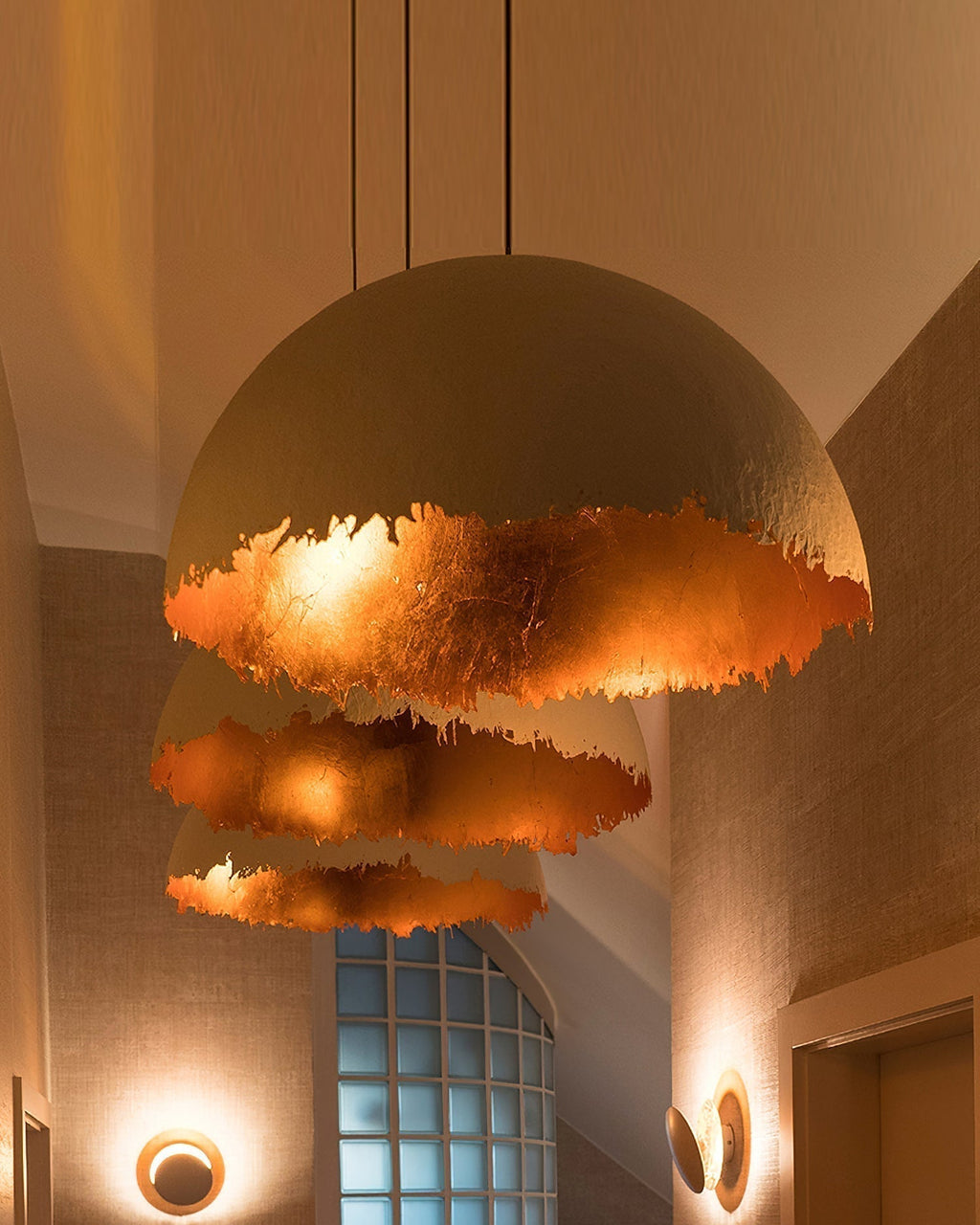 Viliriel Textured Fiberglass Pendant Light - Neutralighting