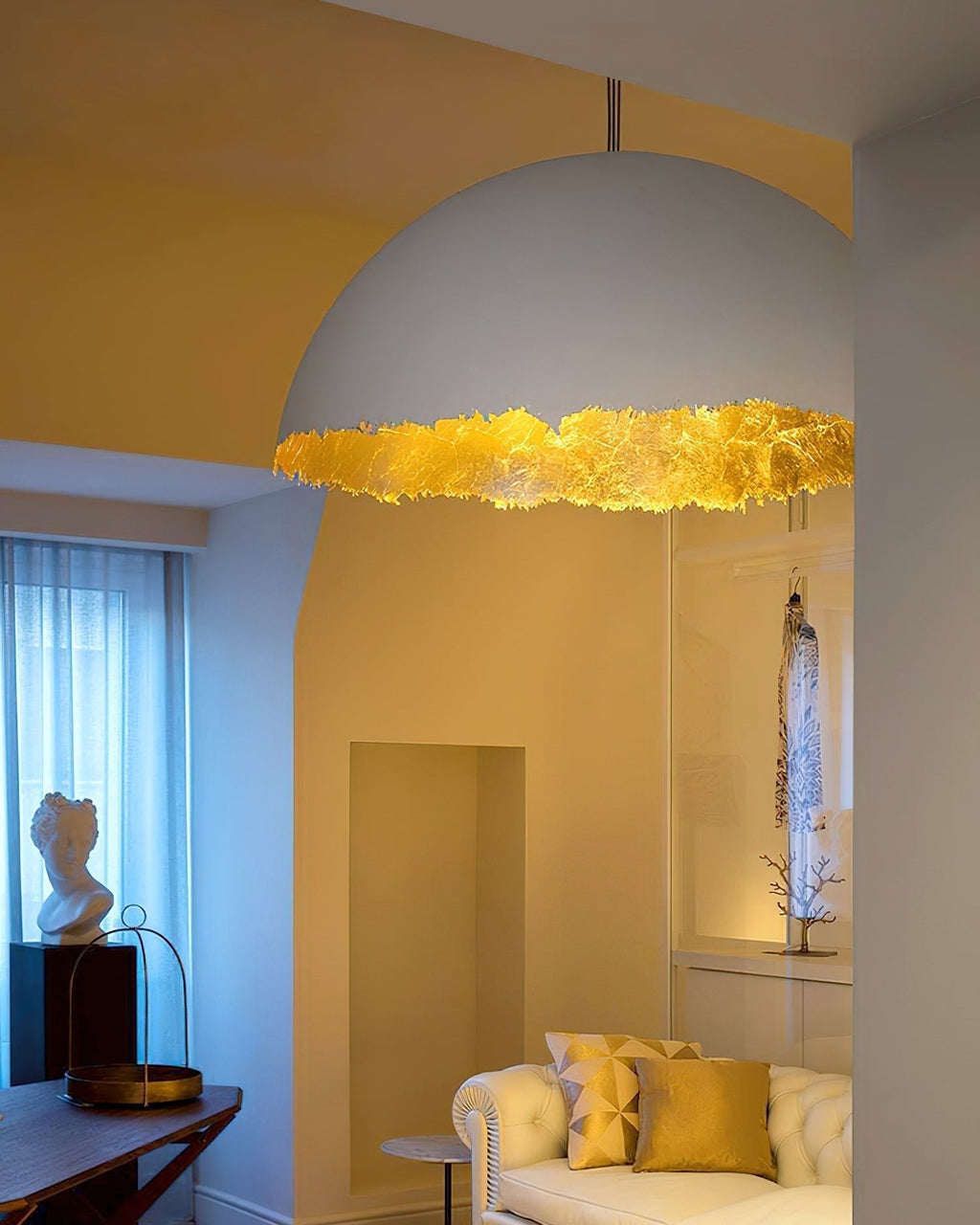 Viliriel Textured Fiberglass Pendant Light - Neutralighting