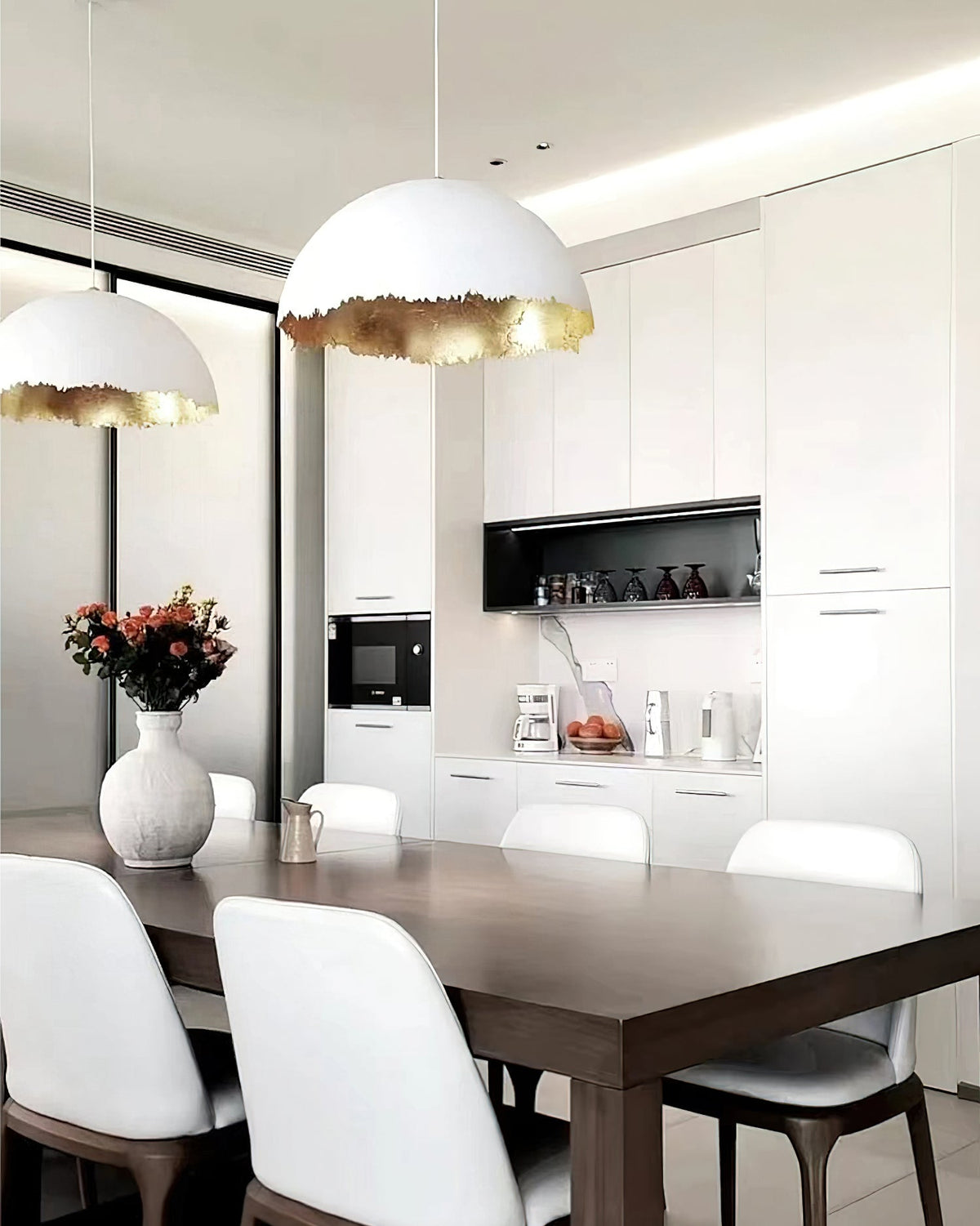 Viliriel Textured Fiberglass Pendant Light - Neutralighting