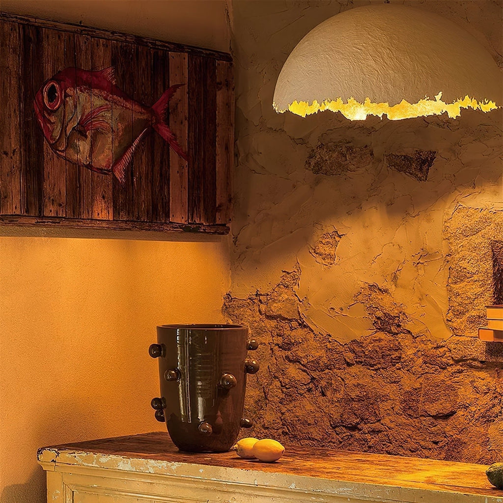 Viliriel Textured Fiberglass Pendant Light - Neutralighting